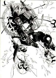 Michael Golden - punisher #51 cover (very large) 1991