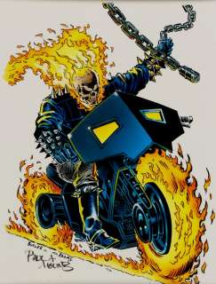 Dusty Abell - 1994 ghost rider fleer marvel universe power blast card #3 (sold live on ‘dueling dealers of comic art‘ episode #84 podcast on 8-31-2022 watch it here!