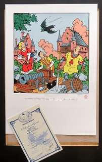 Vandersteen, Willy - 1 Silkscreen - Suske en Wiske - De schat van Beersel - 2000 | Catawiki