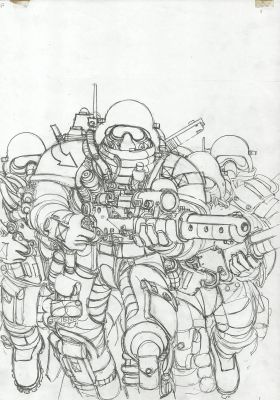 The Metabarons – Armored Unit Advance – USA Cover Preliminary Study | Corner4art
