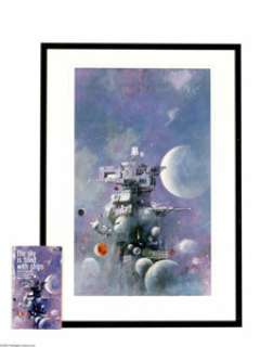 John C. Berkey (attributed) - The Sky is Filled With Ships Cover Original Art (Ballantine, 1969). Although we - | Heritage