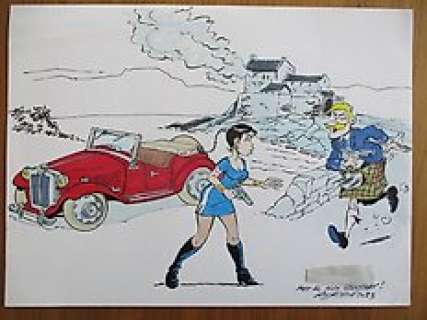 Rodrigue, Michel - 1 Original colour drawing - Clifton - 2023 | Catawiki