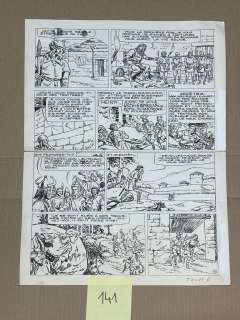 FUNCKEN. Planche originale « Harald le Viking ». Encre de Chine… | misc / divers