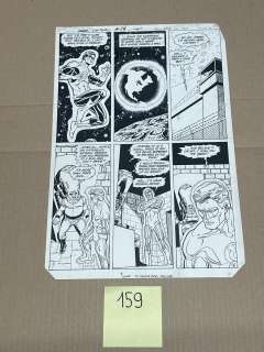 Keith POLLARD. « Green Lantern ». Encre de Chine pour la planche… | misc / divers