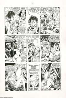 Mike Ploog - Twisted Tales #2, page 5 Original Art (Pacific Comics, 1983). The things we do for love! Poor schlub -