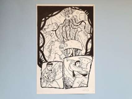 James Taylor & Martin Montiel - 1 Original page - Decoy menagerie (A3 size)