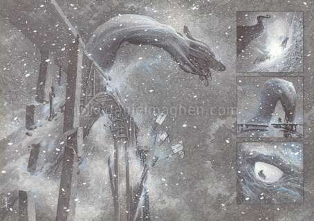 Alberto Varanda - Planche originale n°62-63 - La Mort vivante