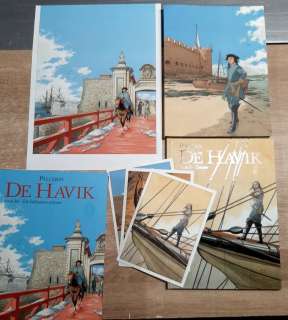 De Havik 1 t/m 9 - Complete serie (9xsc 1x hc) plus 4 dossier uitgaven (3xsc 1x hc) extra 3 x ex-libris, omslag en een - 19 Album, Ex Libris - EO - 1994/2020 | Catawiki