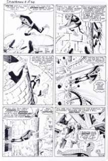 Steve Ditko - Amazing Spider-Man #6, Page 16 (Marvel, 1963). From the dawn of Marvel‘s Silver Age comes this -