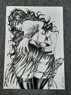 Nik Guerra - 1 Original drawing - Pin Up - Ramba | Catawiki