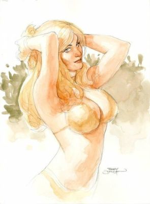 Dodson, Terry - 1 Original colour drawing - Songes - Coraline | Catawiki