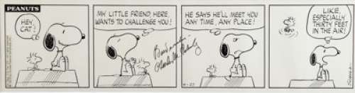 Charles Schulz - Peanuts Daily Comic Strip Original Art, dated 4-27-76 (United Feature Syndicate, 1976). - | Heritage