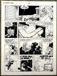 Seron, Pierre - 1 Original page - Les Petits Hommes T38 - Miss Percil - 2004 | Catawiki