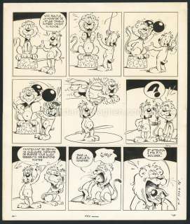 Henri Dufranne - Planche originale - Gai Luron