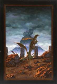 Fred Fields DragonLance: Dragon‘s Rest, Advanced Dungeons and Dragons Module Cover Original Art (1990). -