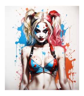 Krasz (xx) - Giclée - Naughty Harley Quinn | Catawiki
