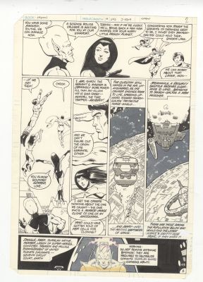 Legion of Super-Heroes #292 Pg 2 Original Comic Art DC 1982 Keith Giffen | Neat Stuff Vault
