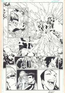 Humberto Ramos, Sandra Hope - Crimson #12 p. 21 - alex elder, victor van fleet, and  ekimus - 1999 signed