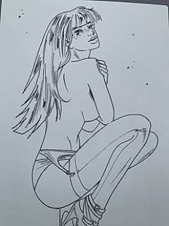 Jim - 1 Original drawing - Une Nuit à Rome - Marie | Catawiki