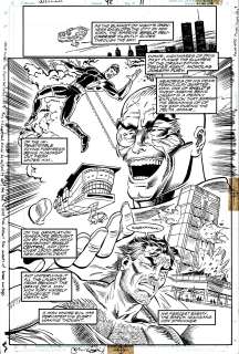 John Heebink - Nick Fury Agent of Shield 42 P 11 Splash (Sold Live on ‘Dueling Dealers of Comic Art‘ Episode #94 Podcast on 11-9-2022 Watch It Here!