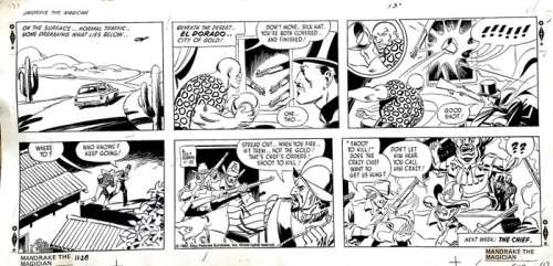 Falk and Fredericks - 1 Original page - Mandrake the Magician | Catawiki