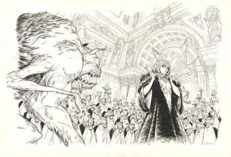 Alessandro Barbucci - Couverture originale - Le Secret des Preshauns - EkhÃ¶ Monde miroir