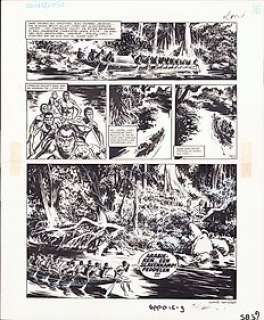 Follet, René - 1 Original page - Steven Severijn - Le grand départ - Het vertrek - 1975 | Catawiki