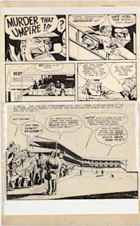 Will Eisner Original Spirit Art: The Good Ole Days p.3 (1950) | Denis Kitchen Art Agency
