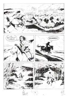 Ramella, Bruno / Volante, Frederic - 3 Original page - Magico Vento #99 - "Morto il 25 Giugno" - 2005 | Catawiki