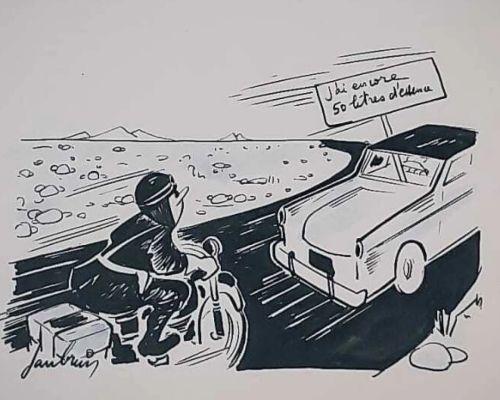 Lot 1 - Jean Brunier, dit "Janbrun" (1933-2017) "J’ai encore 50 litres… | misc / divers