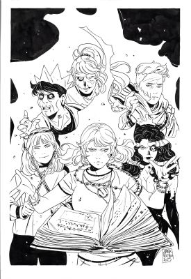 Luana Vecchio | The Cursed Library - Unbound #1 Cover | Kinetic Collectibles