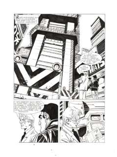 De Angelis, Roberto - 4 Original page - Nathan Never #106 - "Il patto" - 2000 | Catawiki