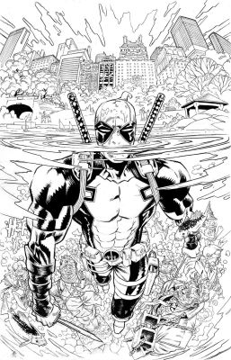 Scott Hepburn | Scott Hepburn - Deadpool Wade Wilson 2 - Variant cover | Panel Punk Comics Originals