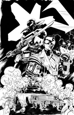 Scott Hepburn | Scott Hepburn - MINOR THREATS: THE LAST DEVIL LEFT ALIVE Cover #3 | Panel Punk Comics Originals