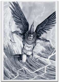 Trono, Walter - 1 Original drawing - The Fliers of Gy - Over the sea - 2023 | Catawiki