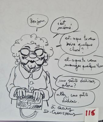 Lot 115 - Dédicace : Goossens, Le Romantisme est Absolu E.O. dédicacée | misc / divers