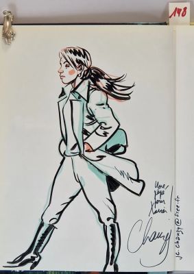 Lot 148 - Dédicace : Chauzy : La vie de ma mère (face B) E.O. dédicacée | misc / divers