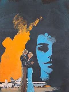 Thole, Karel - 1 Original colour drawing - "Dramma all’Aeroporto" | Catawiki