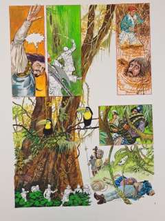 Osco - 1 Original colour page - La Donna, La Fortuna, La Morte - 1983 | Catawiki