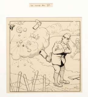 Rabier Benjamin | Â«Le coup du 75Â». Encre de Chine pour un dessin des années | Tessier Sarrou