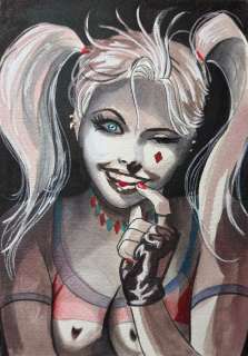 Candita, Giuseppe - 1 Original colour drawing - Harley Quinn - I’m not crazy!? | Catawiki