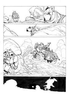 Planche originale 27 de SOLO Tome 2 Le coeur et le sang par Oscar MARTIN