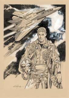 Gil Formosa - Illustration originale - Buck Danny