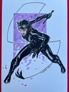 Molenaar, Romano - 1 Original drawing - Catwoman from Batman stories - 2013 | Catawiki
