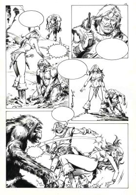 Enric Badia Romero | Romero – Original page Axa: Beauty and the Beast | Origin Of Comics