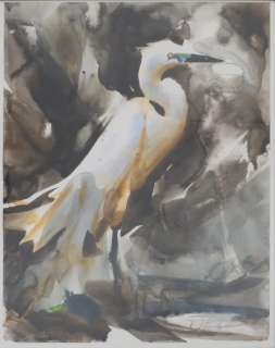 Crane Watercolor | Stuart Ng Books