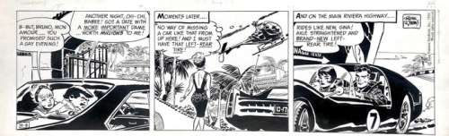 Frank Robbins - 1 Original page - Johnny Hazard - 1966 | Catawiki