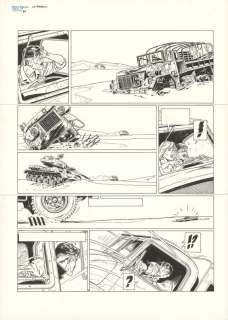 Christian Denayer - Planche originale n°36. Sélection "Coup de coeur 50 ans de BD" - La Rançon - Wayne Shelton