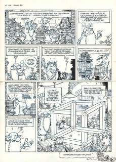 Philippe Turk - Planche originale n° 25. Sélection "Coup de coeur 50 ans de BD" - Temps de Génie - Léonard