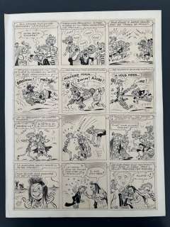 Pellos, René - 1 Original page - Pechedur et Briquemol - 1955 | Catawiki